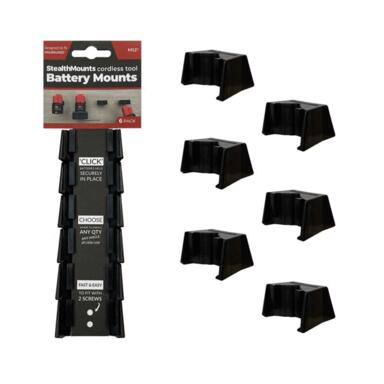6PK M12 Battery Mounts Holder