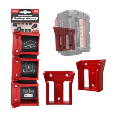 6PK M18 Battery Mounts Holder