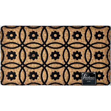 Ns Door Mat Coir Rbbr Blk/brwn