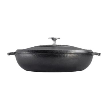 BRAISR W/LID CST IRN 4QT