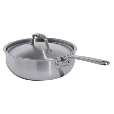 Chef Pan 10" 3qt Ss Slvr