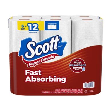 PAPER TOWELS WHT 6PK