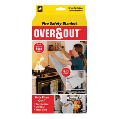 Over & Out Fire Safety Blanket