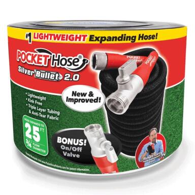 25' Silver Bullet Pocket Hose
