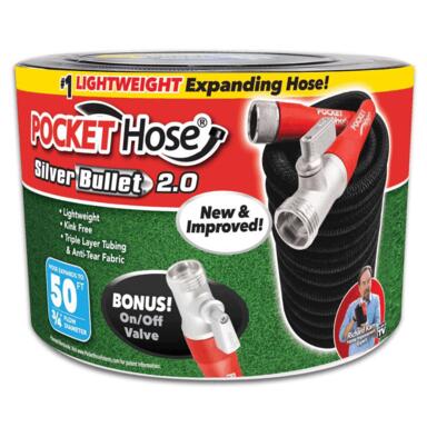 FLEX GARDEN HOSE BLK 50'