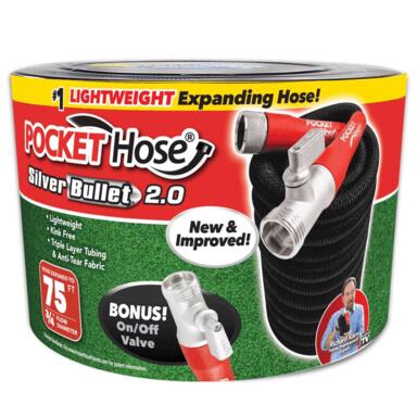 75' Silver Bullet Pocket Hose