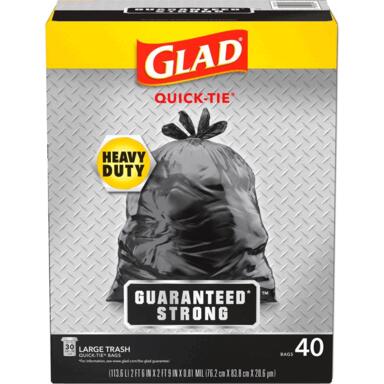 Trash Bag 40g 40pk Glad