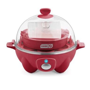 Egg Cooker Plastic Red 360w