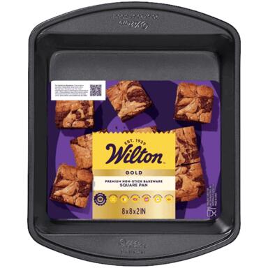 Wg Cake Pan Mtl 8" Blk