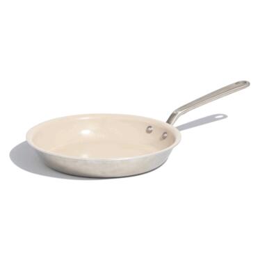 FRY PAN SS SLV/WHT 10"