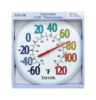 THERMOMETER 13.5" COLOR