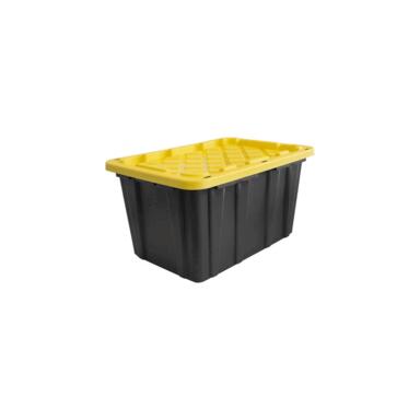 Storage Tote 2gl Blk/ylw