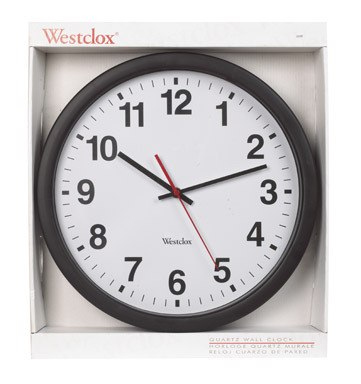 WALL CLOCK 13.5"THINLINE