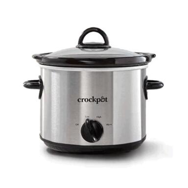 Slw Ckr Blk/slv 3qt 150w