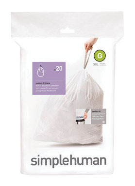 SIMPLEHUMAN LINER G 20PK**TBD**