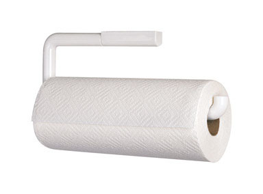 iDesign White Plastic Paper Towel Holder