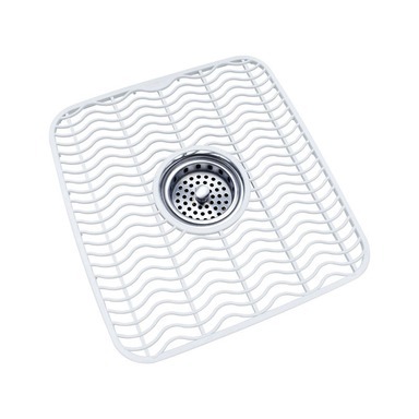 Sink Mat 12.5x11.5 White