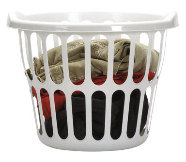 LAUNDRY BASKET 1BU WHITE