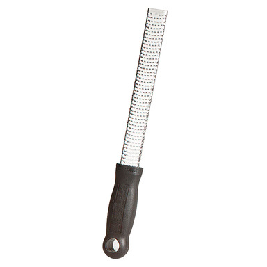 Microplane 1-5/16 in. W X 12 in. L Silver/Black Stainless Steel Grater/Zester