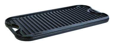 Lodge Logic Pro Cast Iron Griddle Black - Ace Hardware