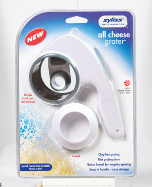 ROTARY CHEESE GRATER WHT