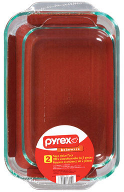 PYREX 2 PC BAKING SET