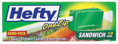 HEFTY ONE ZIP SAND BX13