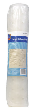 Bath Mat 15x31.5 Dlx Clr