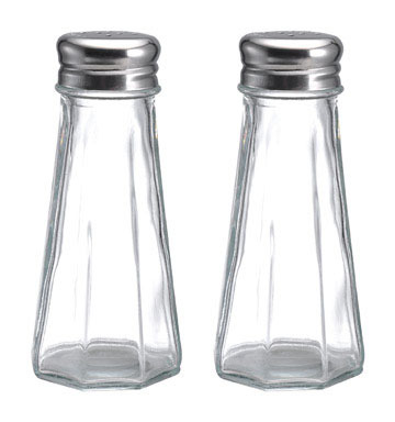 SHAKER SET S&P GLASS 3OZ