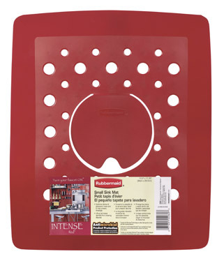 Sink Mat 11.4x13.5 Red