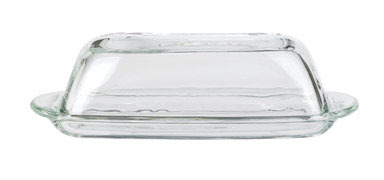 BUTTER DISH& COVER GLASS