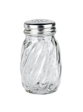 Clear Swirl Salt & Pepper 2pk