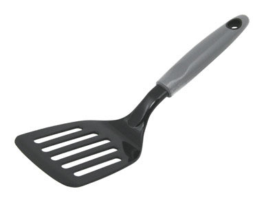Chef Craft 3 in. W X 11 in. L Black/Gray Nylon Slotted Turner