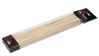 WOOD BBQ SKEWERS 10 IN