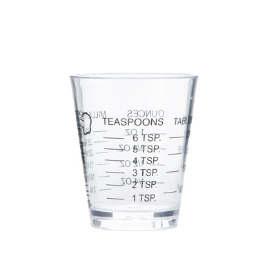MEASURING CUP PLST CLR