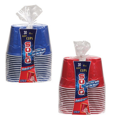 30PK 18OZ Solo Plastic Cups