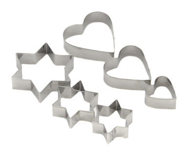 COOKIE CUTTERS 6PC CC