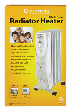 OIL-FILL RADIATOR HEATER