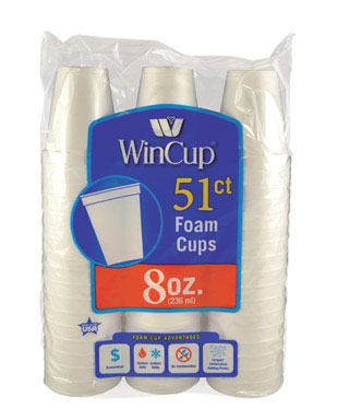 CUP STYROFOAM 8 OZ