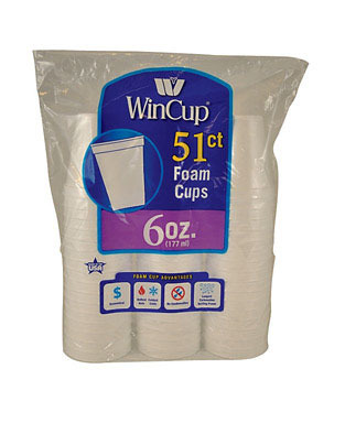 CUP STYROFOAM 6 OZ