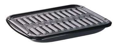 Range Kleen Porcelain Broiler Pan and Grill 13 in. W X 16.875 in. L