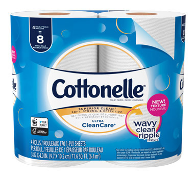 Cottonelle Tp 4 Dbl Roll