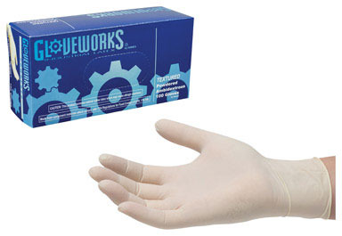 LATEX  DISPOSABLE GLOVES XL BOX