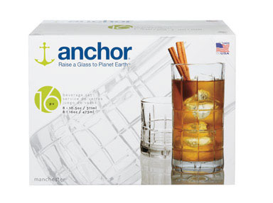 Glassware Set Manchstr 16pc