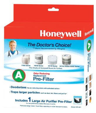 Honeywell 10.13 in. H X 2.75 in. W Square Carbon Pre-Filter