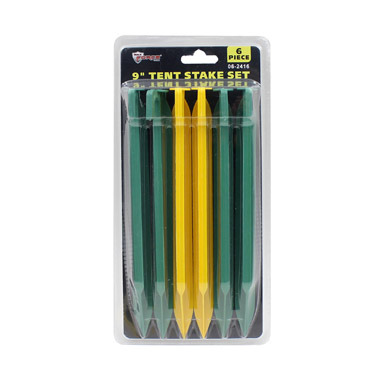 6PK PLASTIC TENT STAKE