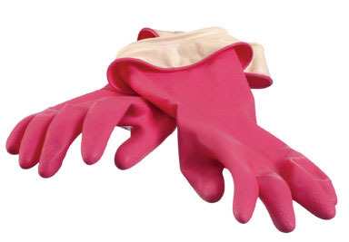 CLN GLOVE LTX M PNK