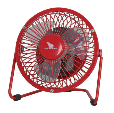 FAN HI VELOCITY 4" RED