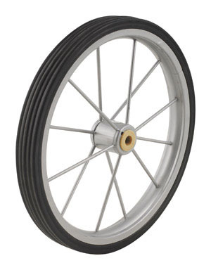 SHOPPING CART WHEEL 9.5"
