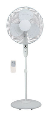 PED OSC FAN 3SPD 16" WHT